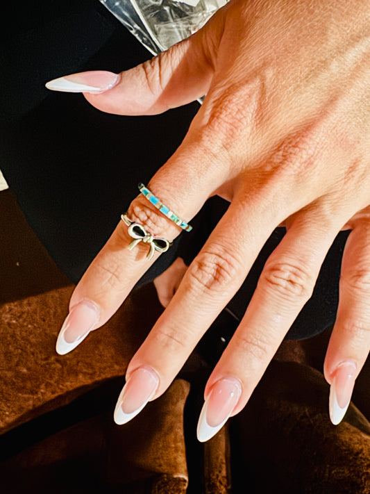 Sterling Cutesy Bow Ring