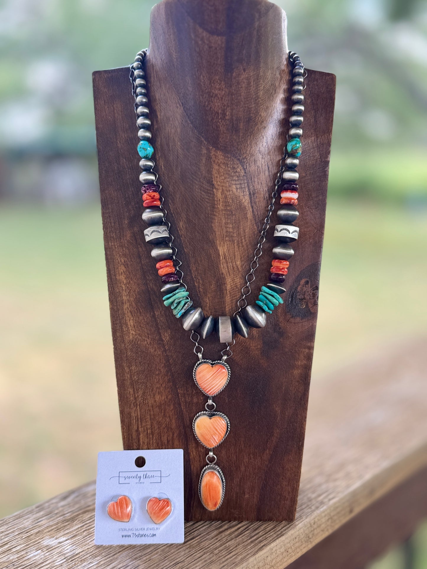 Rose Martin 16"/18" Multi Stone Necklace