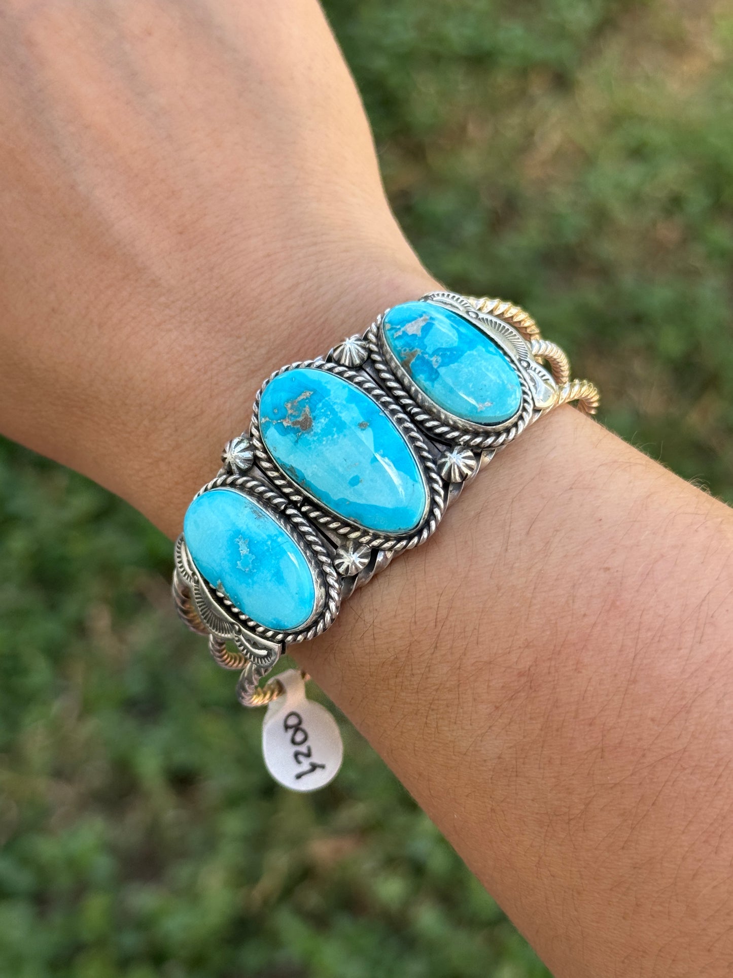 Eula Wylie 3 stone cuff