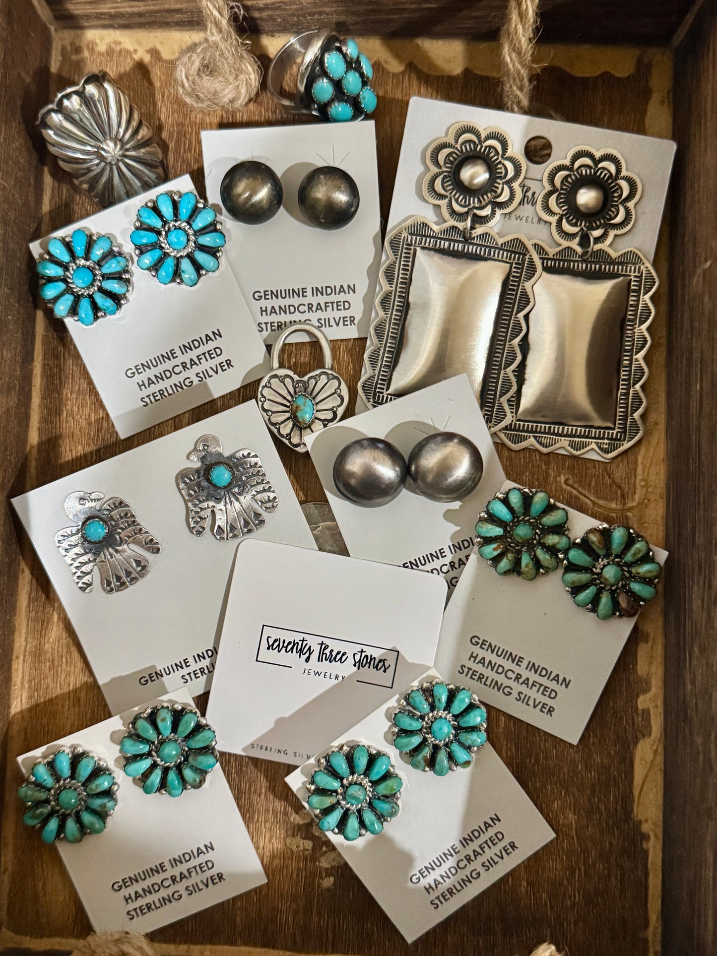 Pillow Sterling Studs large 17mm