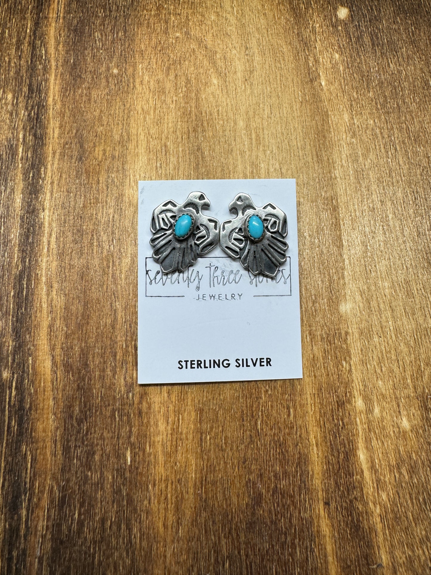 Thunderbird Sud Earrings w/Turquoise