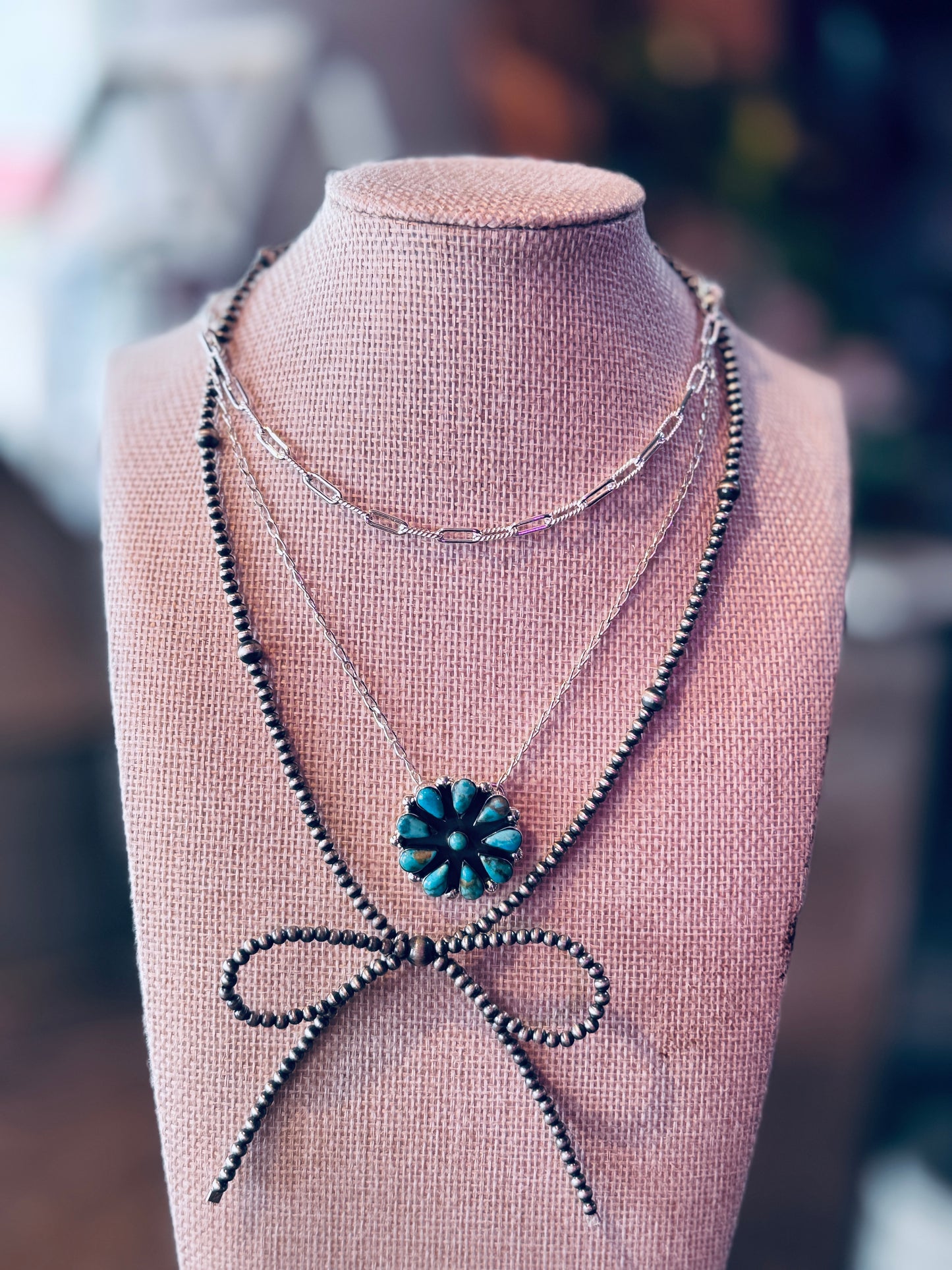 Paper clip 18” Necklace - Plain & Twist style