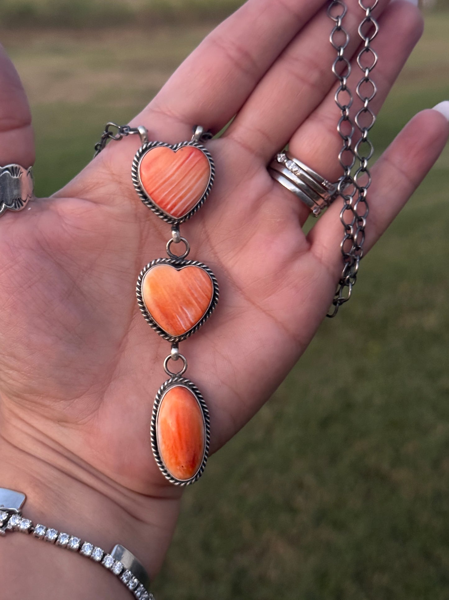 Two heart Lariat