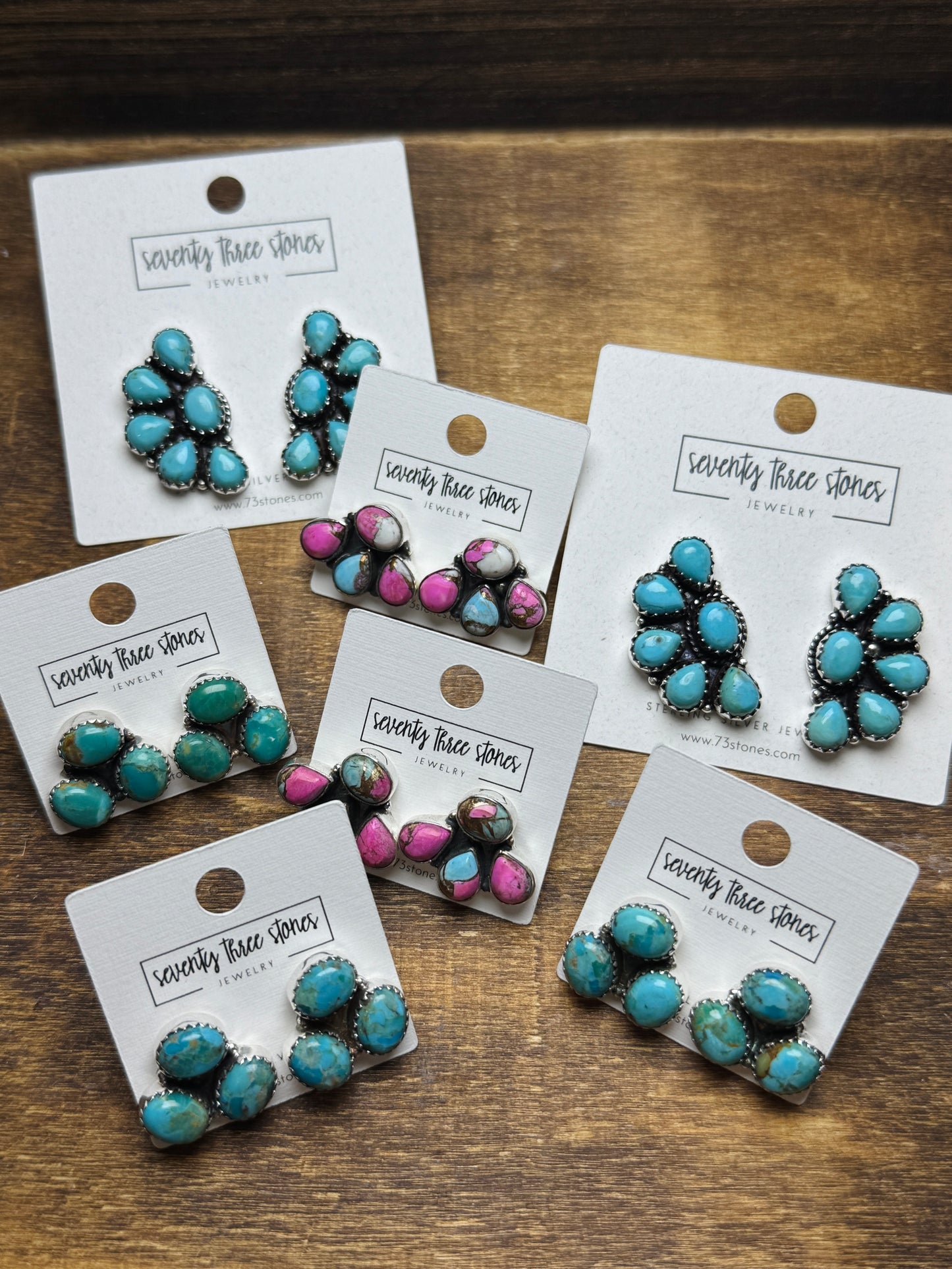 1/2” 4 stone Cotton Candy