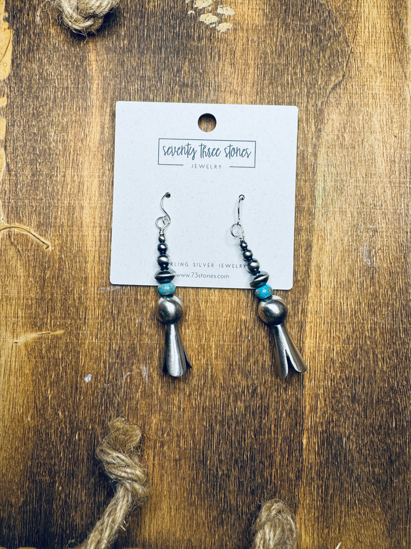 Squash Blossom strand Earrings