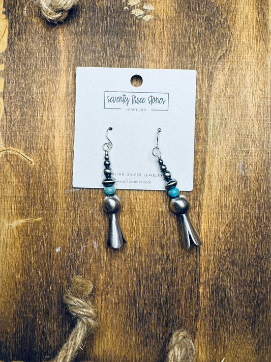 Squash Blossom strand Earrings
