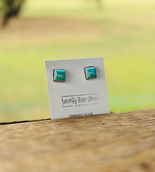 The Saylie Turquoise Stud