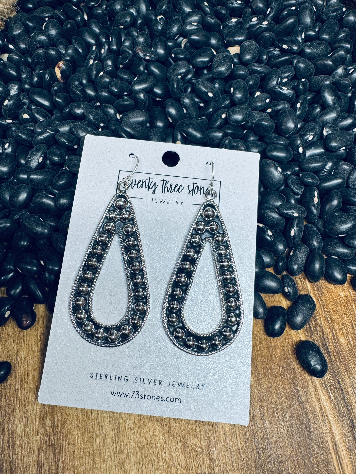 Teardrop ball Earrings