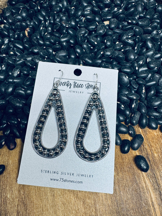 Teardrop ball Earrings