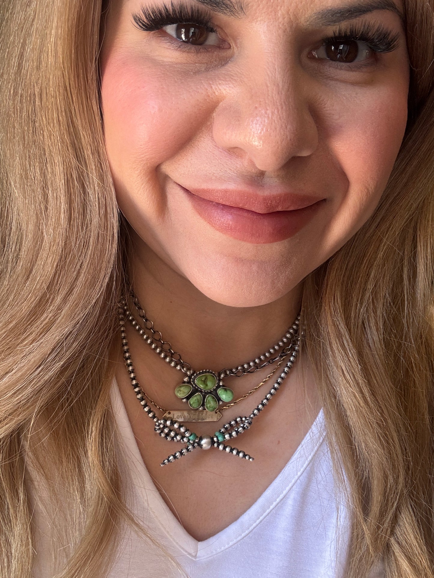 16”/18” Bow Necklace + Turquoise