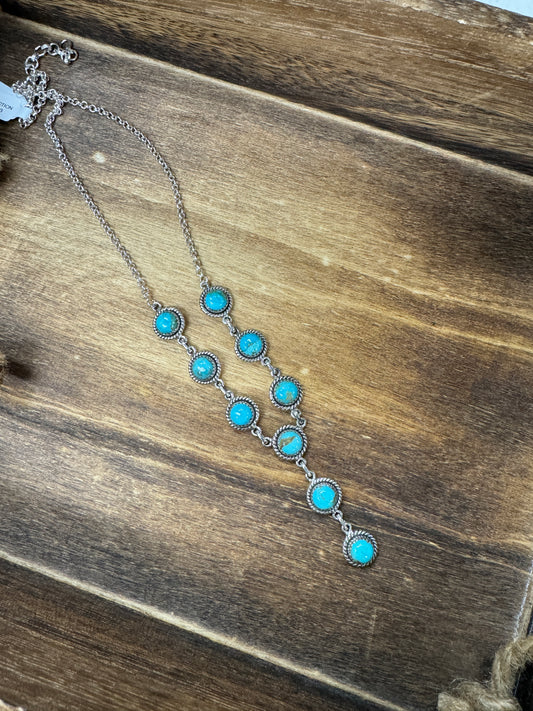 Kingman Turquoise Lariat