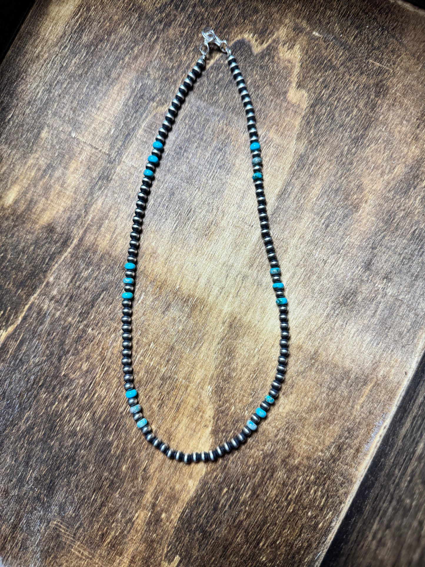 The Natalia 4mm + Turquoise 20”