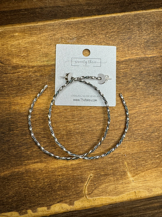 2.5” Twist Wire Hoops