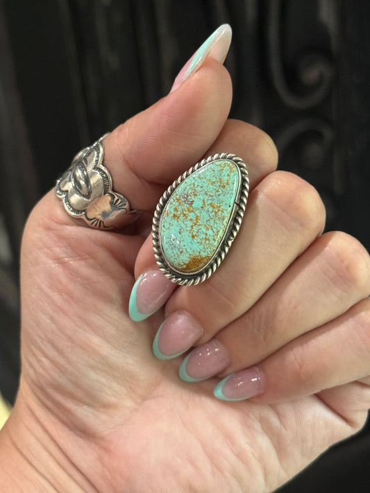 Adjustable Turquoise Ring 4