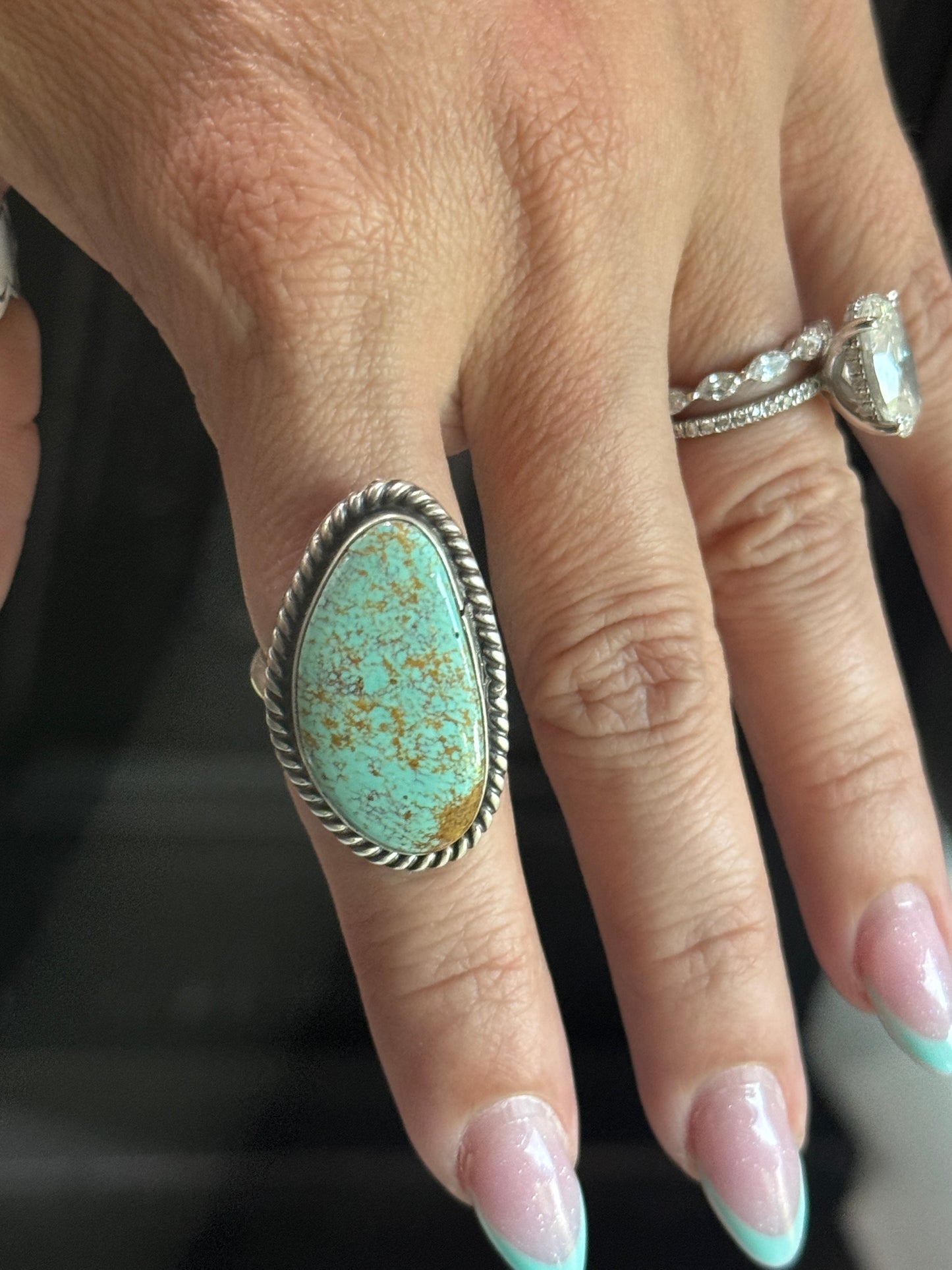 Adjustable Turquoise Ring 4
