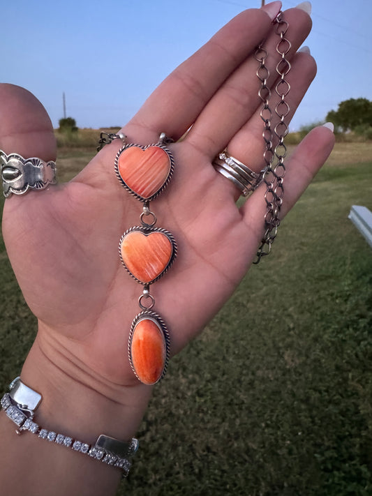 Two heart Lariat
