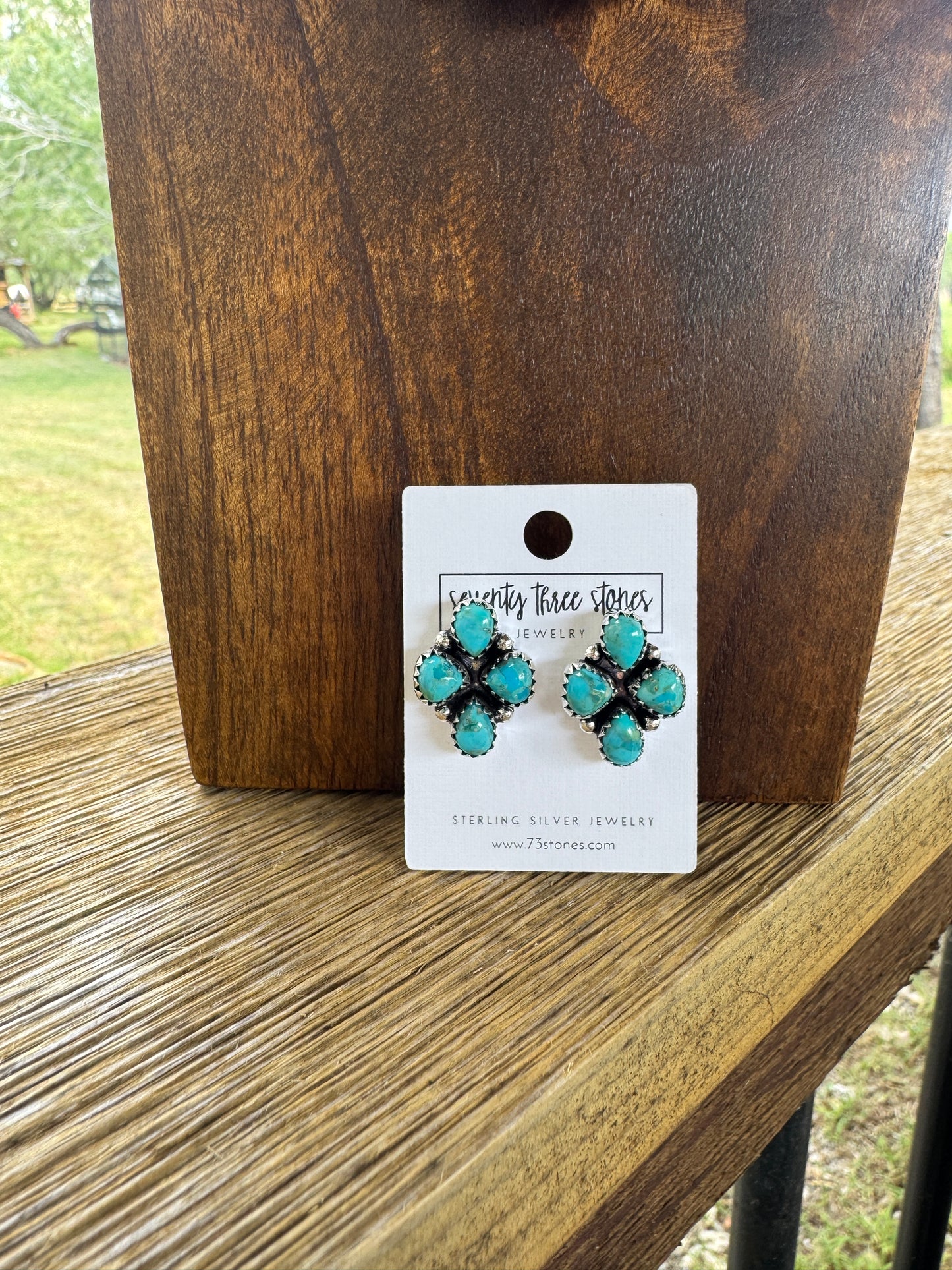 Turquoise 4 stone clusters