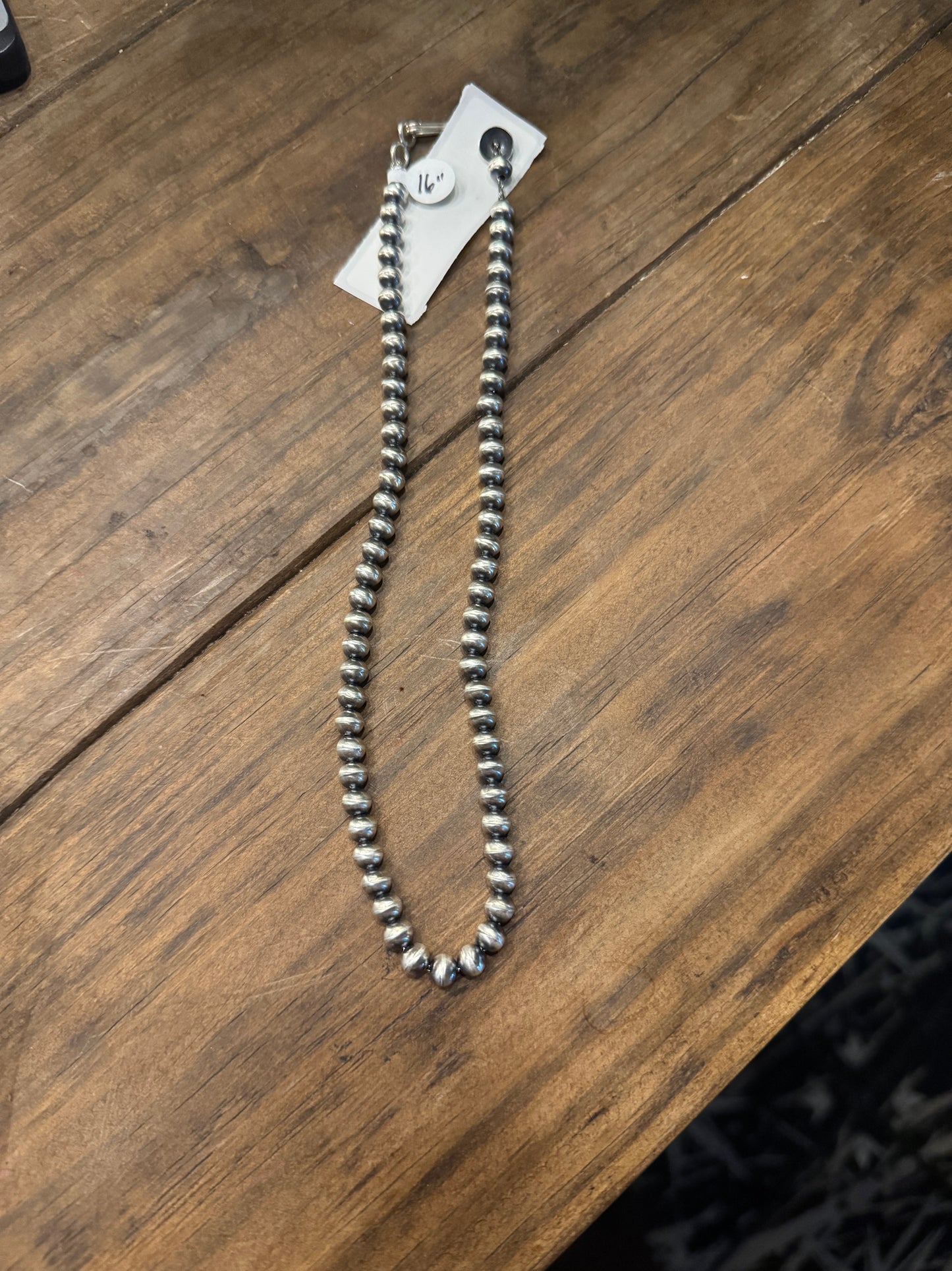 Handmade Navajo Pearls Bryannen Halwood 6mm 16”