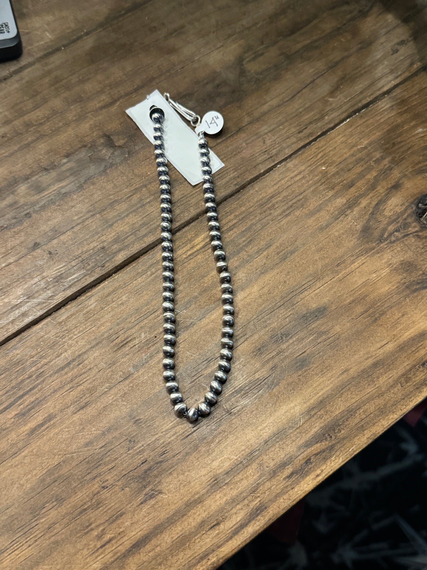 Handmade Navajo Pearls Bryannen Halwood 6mm 14”