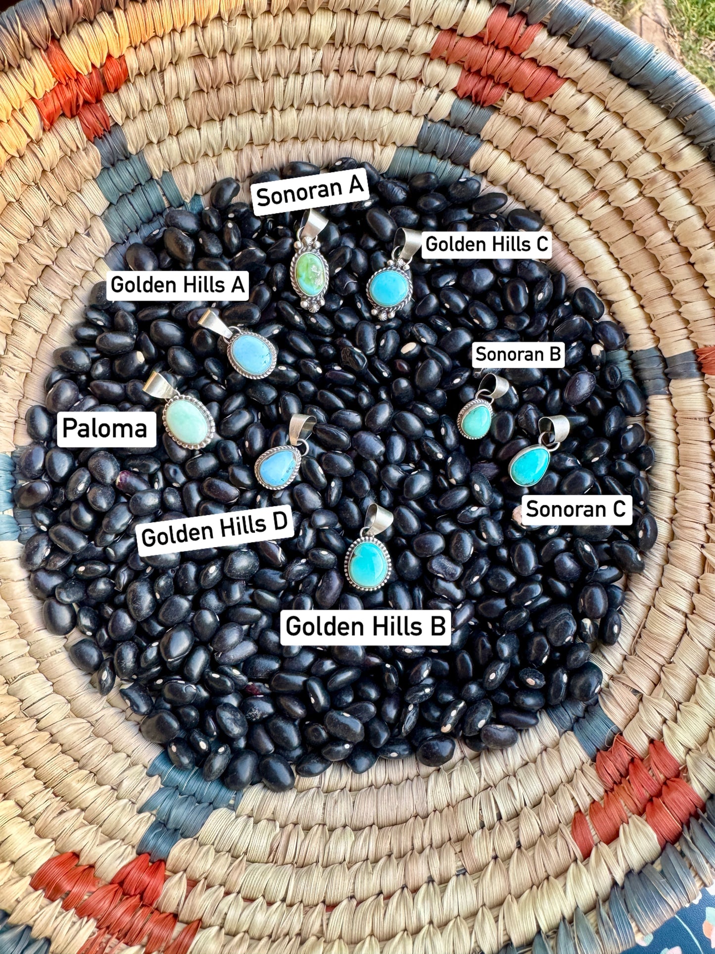 Turquoise Mini Pendants