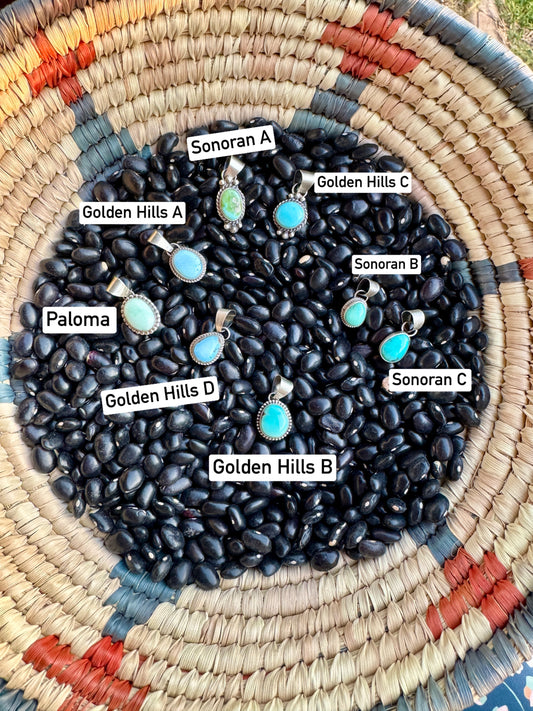 Turquoise Mini Pendants