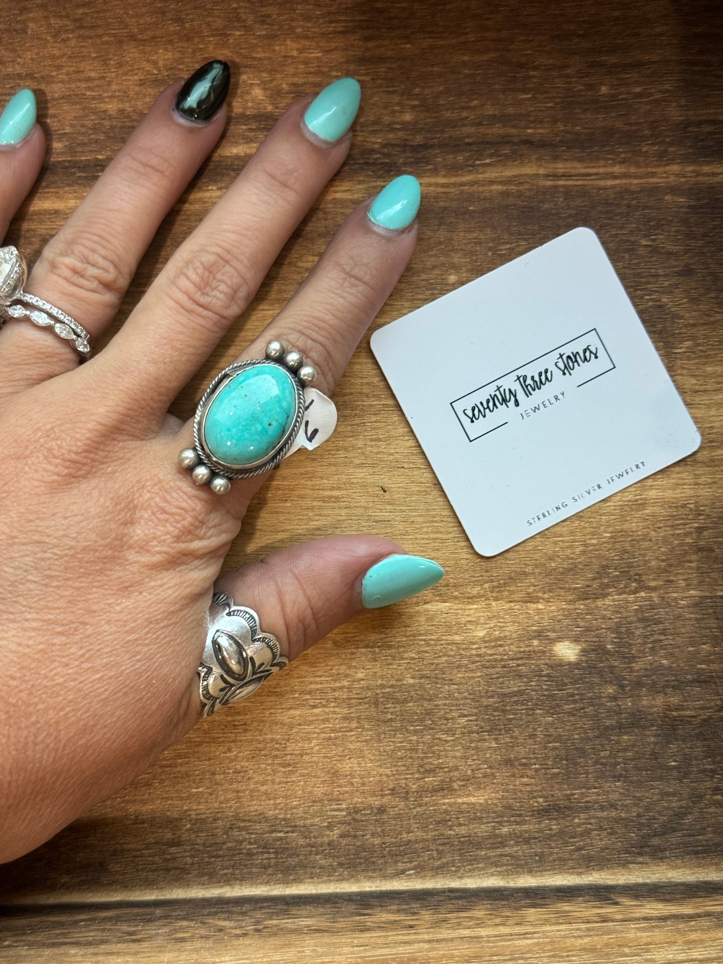 Turquoise Ring size 6