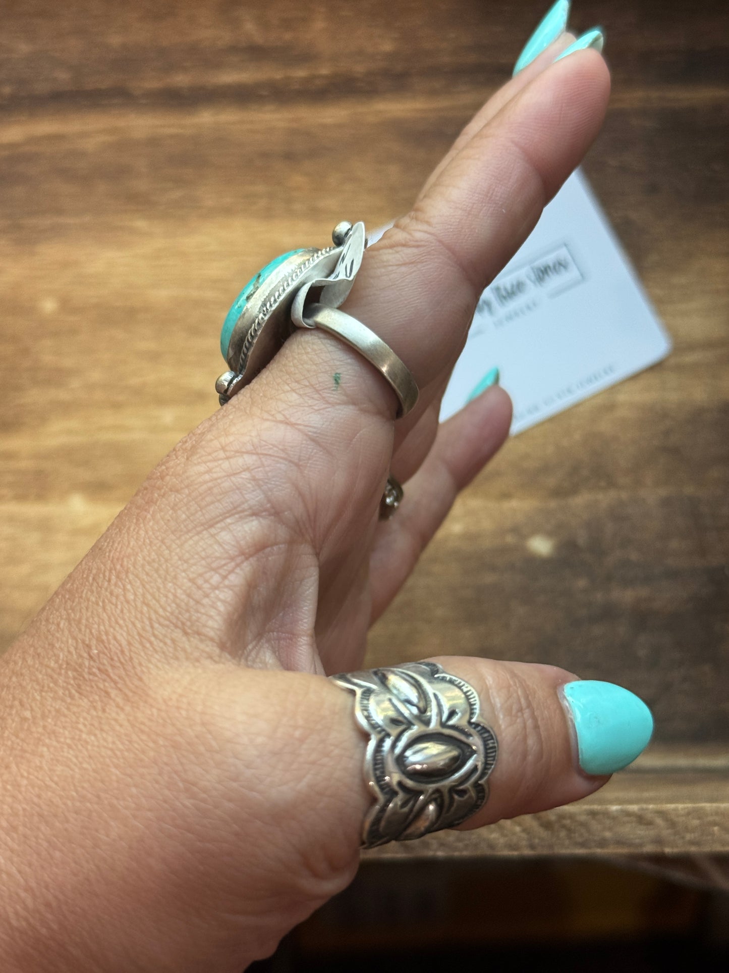 Turquoise Ring size 6