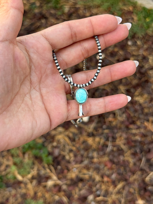 Carico Lake Turquoise 3mm 16” w Squash