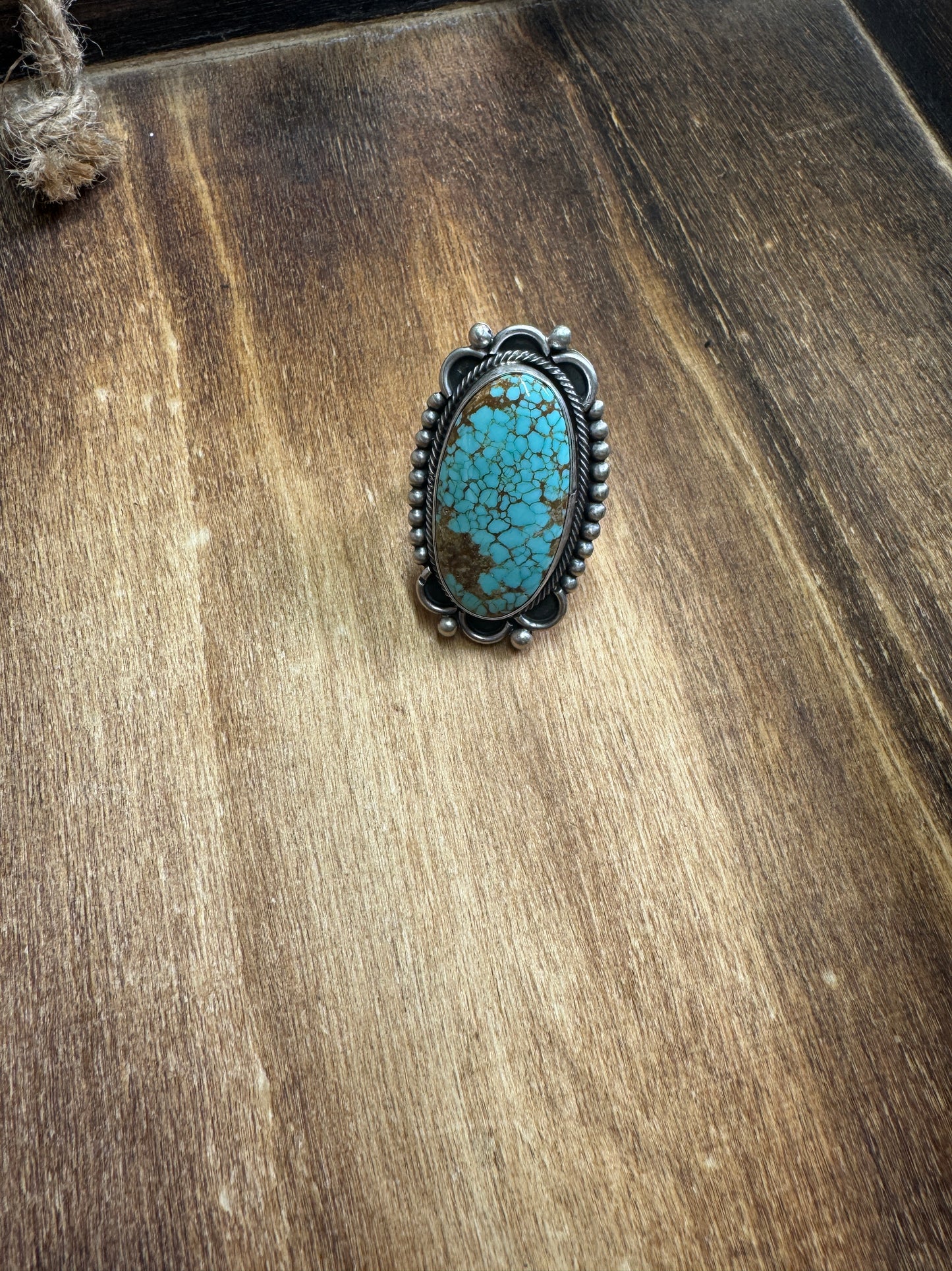 Turquoise adjustable ring