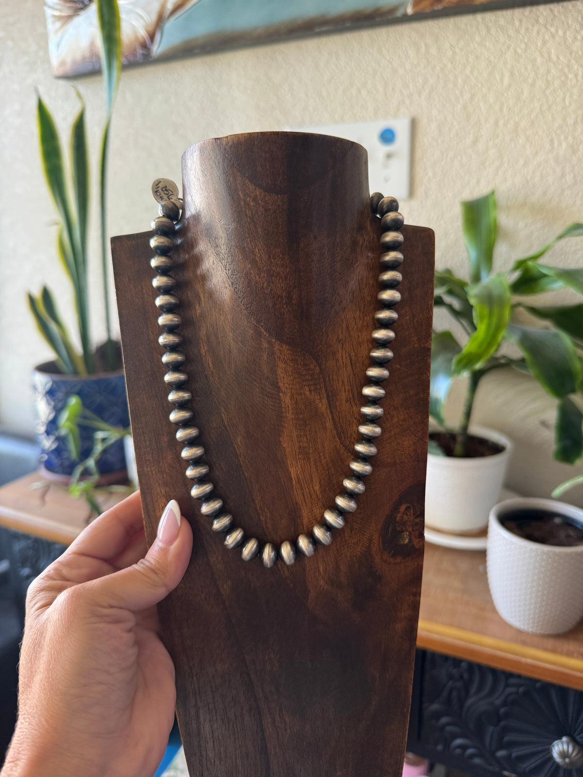Navajo Pearls Handmade 10mm 18”