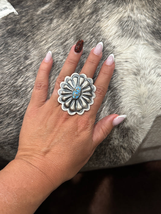 Golden Hills Concho Ring, Dale Morgan, 6.25