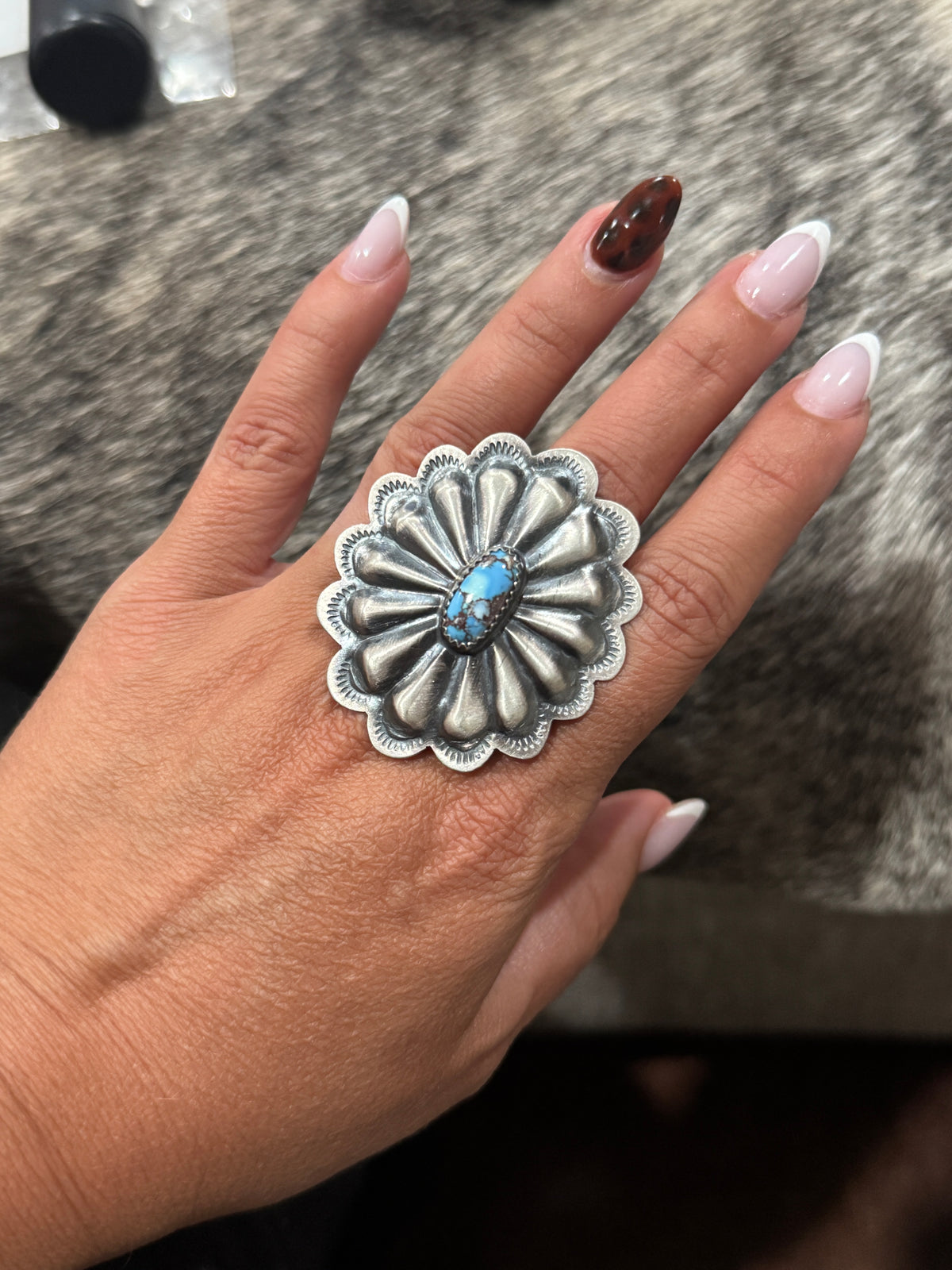 Golden Hills Concho Ring, Dale Morgan, 10