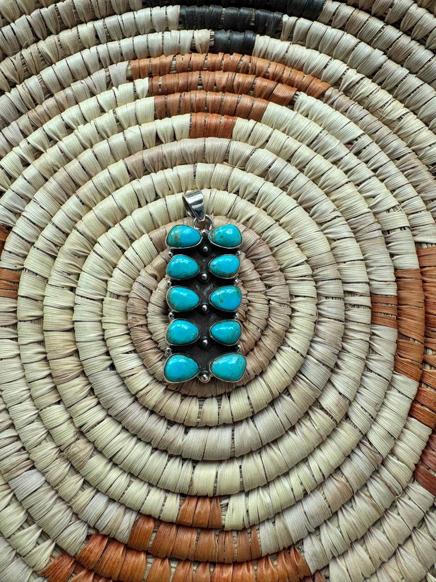 Kingman 10 stone pendant