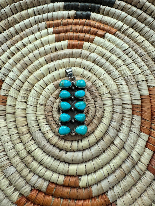 Kingman 10 stone pendant