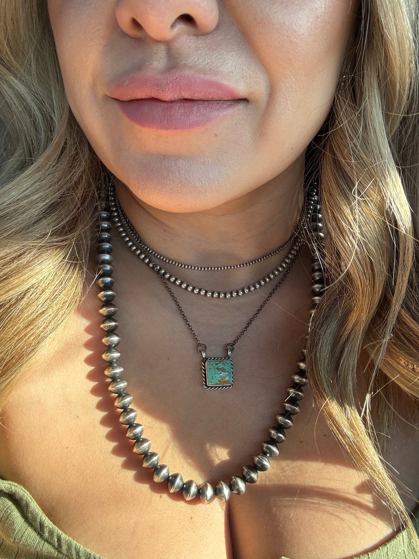 Antionette Martinez Golden Hills bar necklace