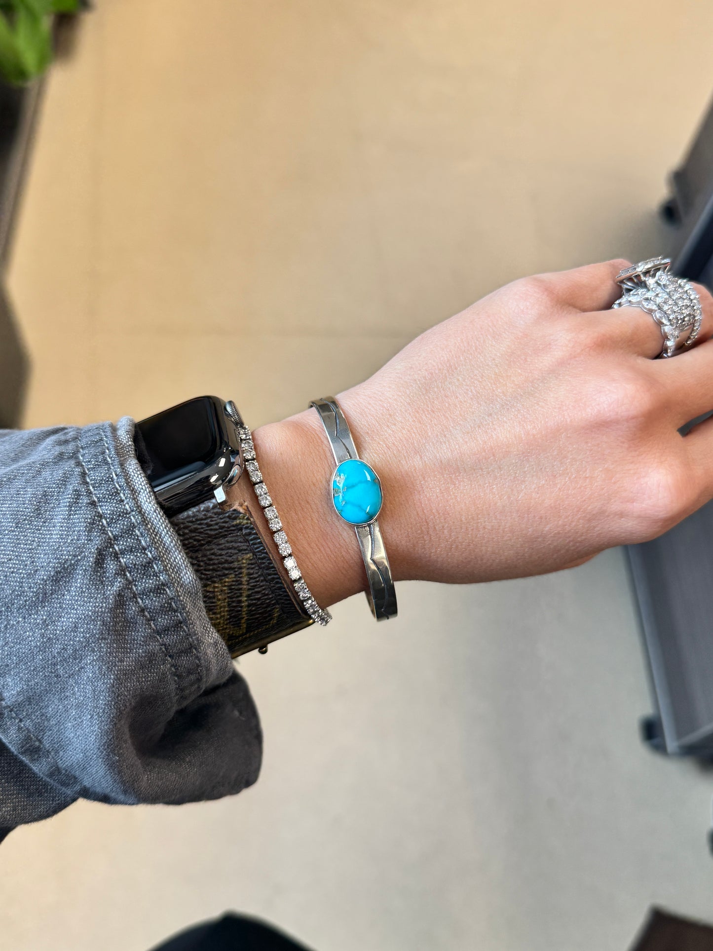 Native Turquoise Cuff #2