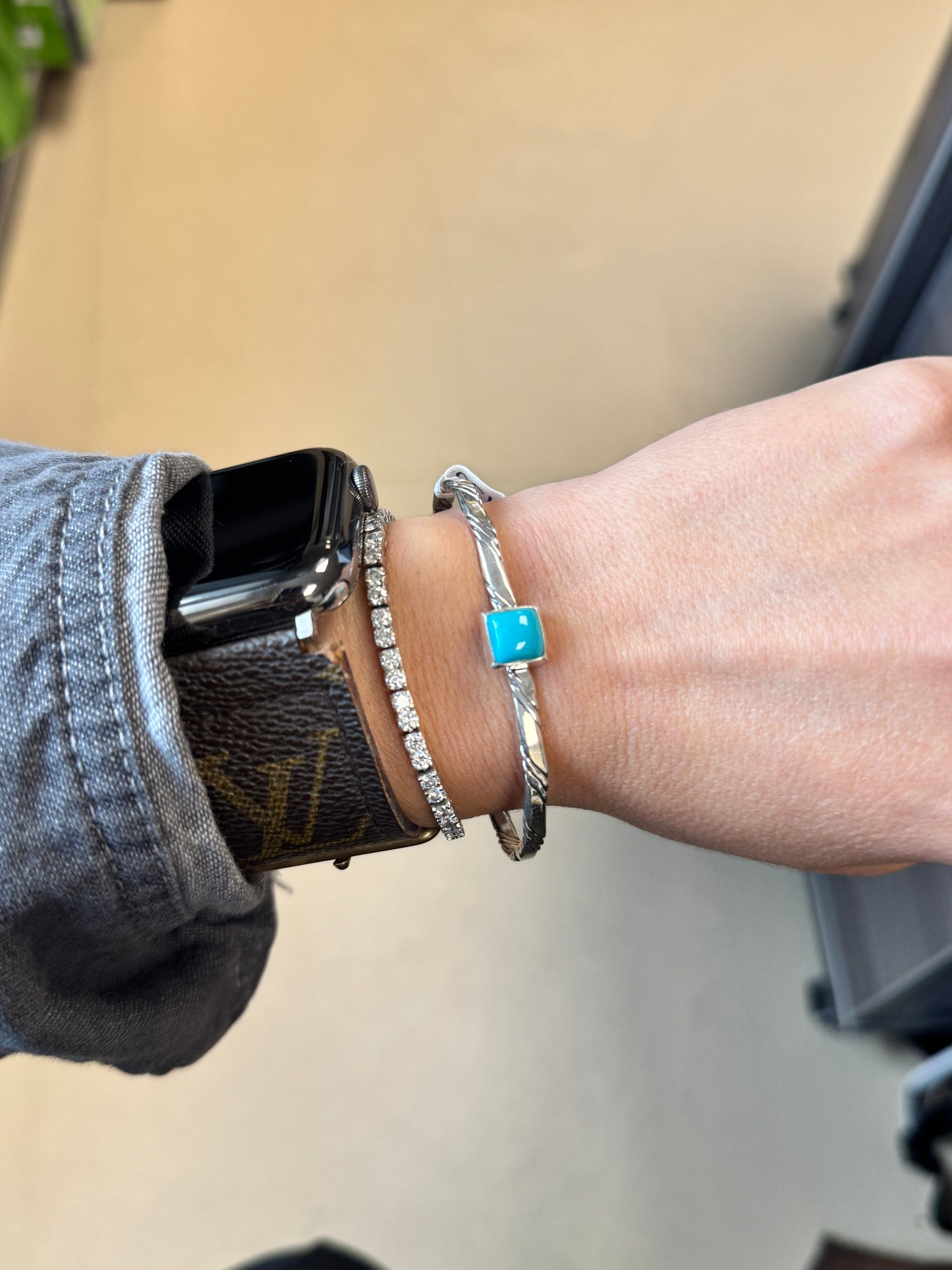 Native Turquoise Cuff #1