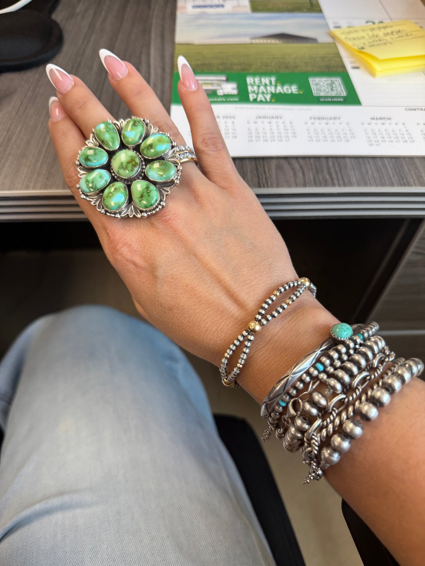 Double loop bracelet- custom