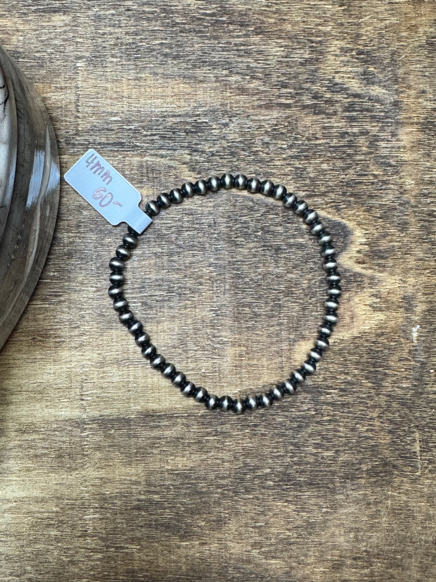 4mm Navajo Pearl Bracelet