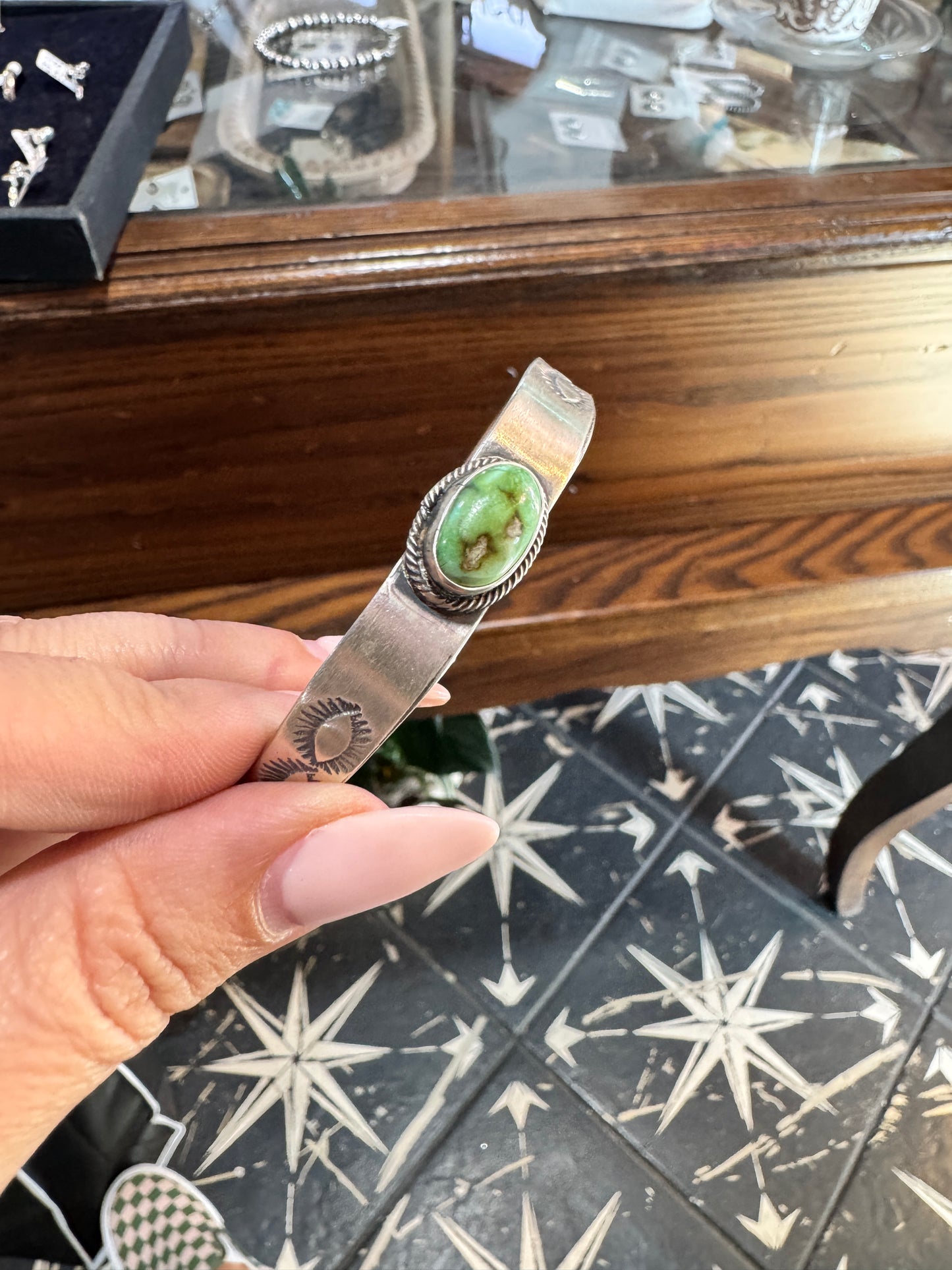 Danny Henio Sterling Turquoise Cuff C