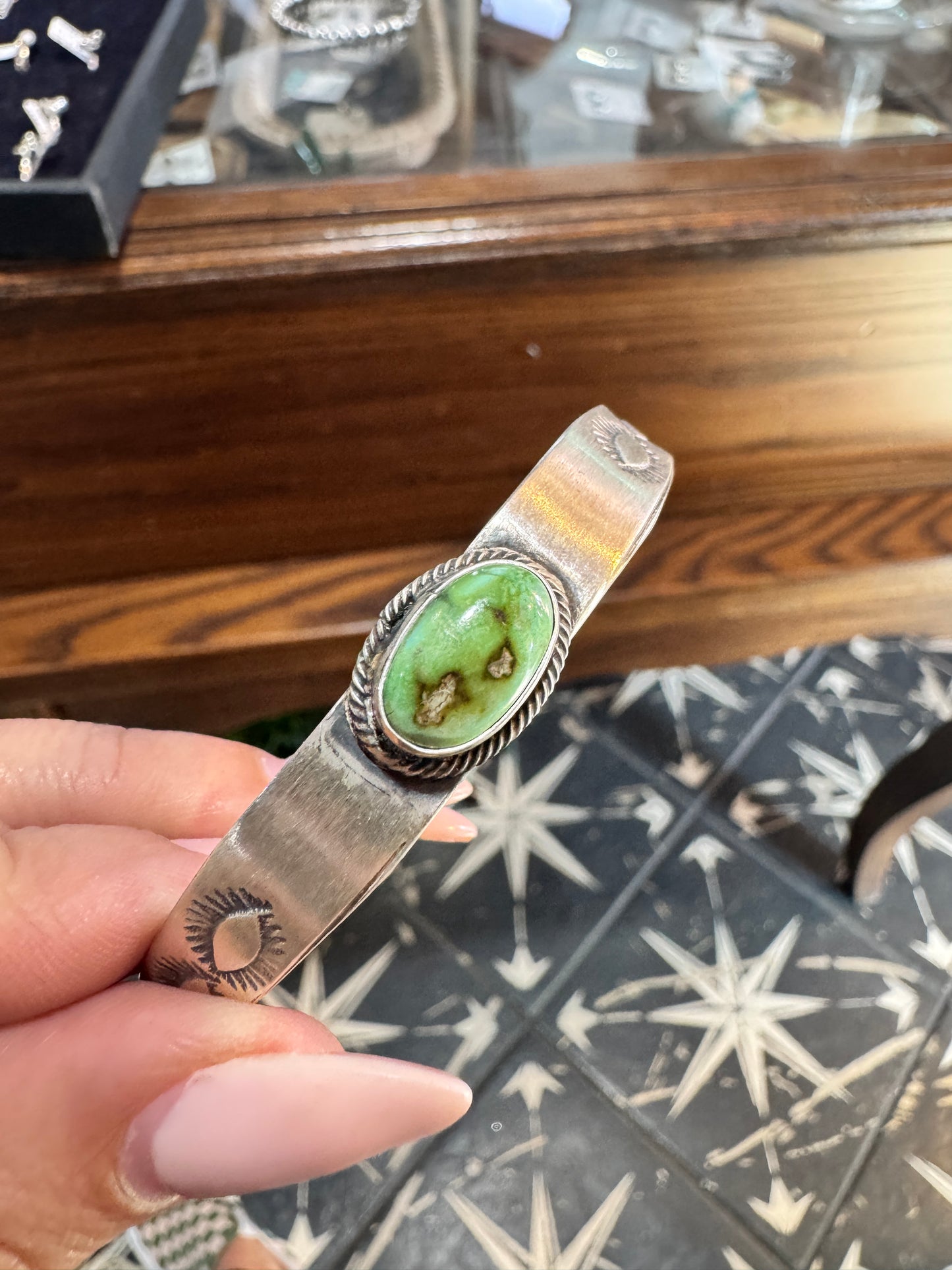 Danny Henio Sterling Turquoise Cuff C