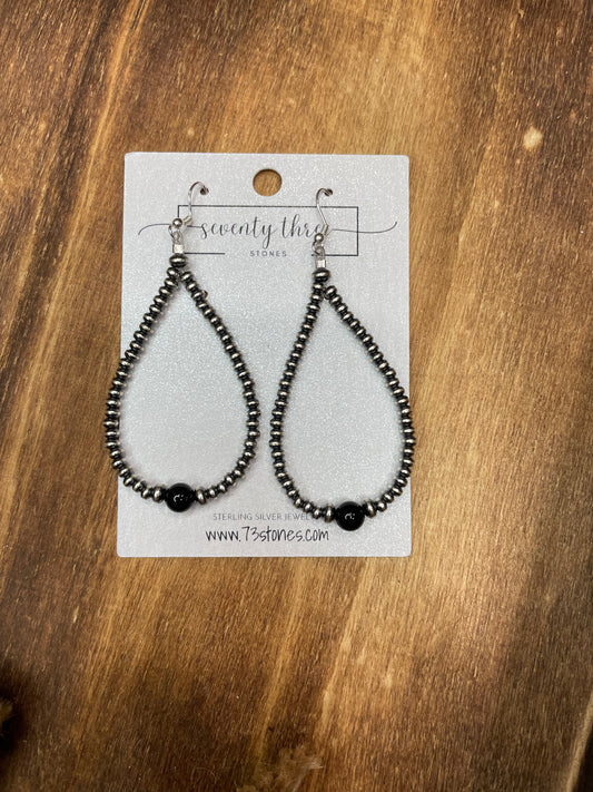 The Emma Teardrop with Black onyx