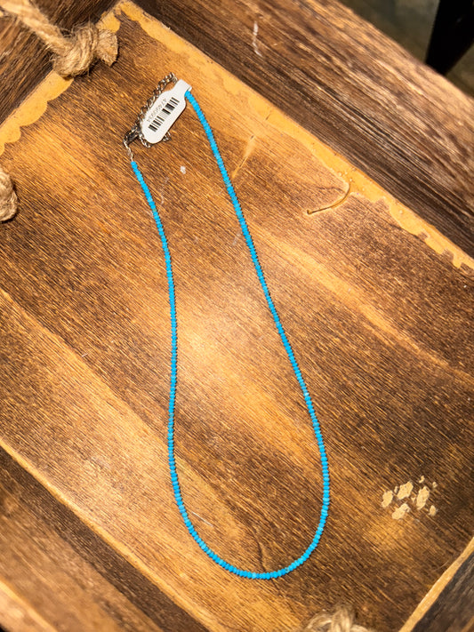 Beth’s Turquoise necklace 14”