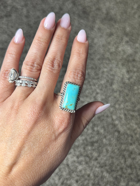 Kingman Rectangle Ring Adjustable