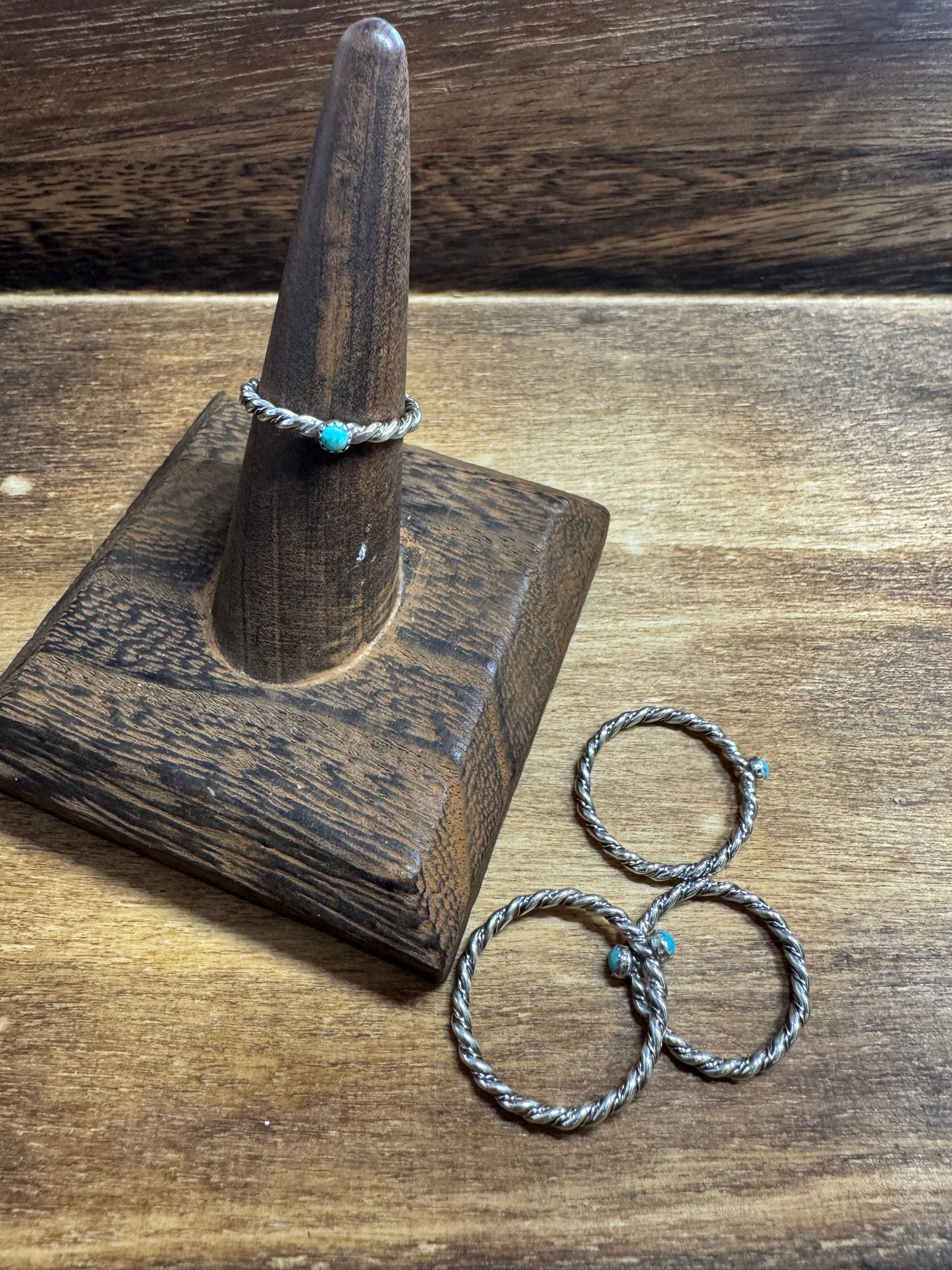 Rope Ring + Turquoise