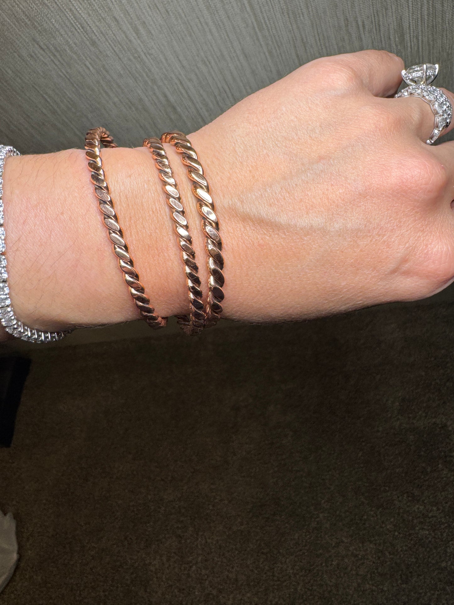 Elaine Tahe Copper Cuff 6” 3mm