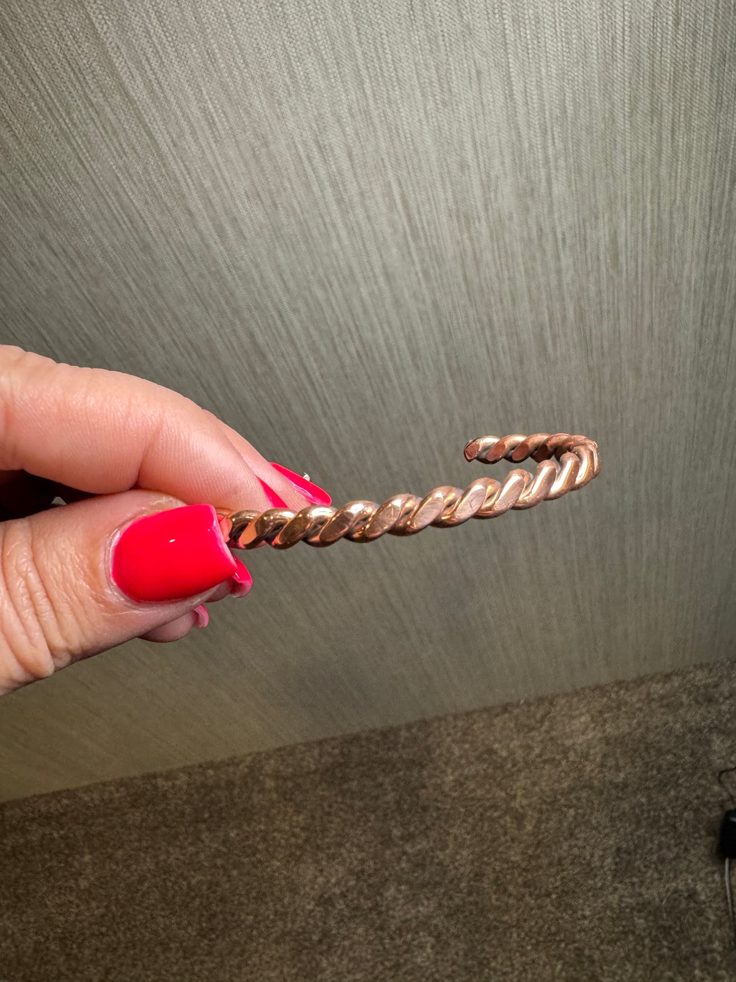 Elaine Tahe Copper Cuff 6” 5mm