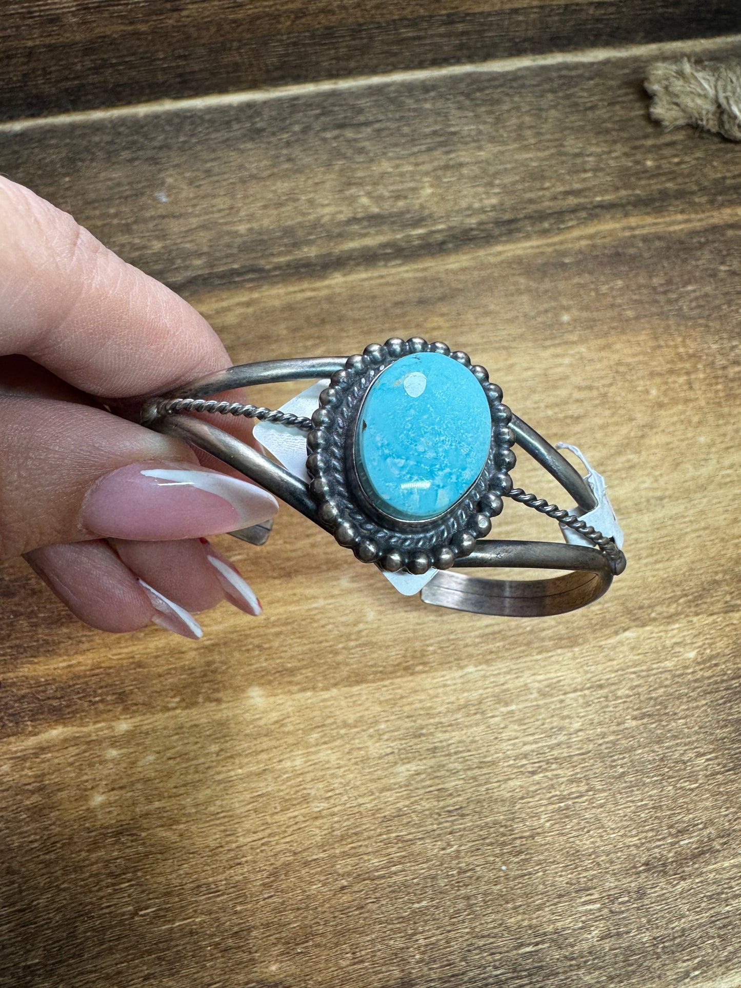 Prissy Turquoise Sterling Silver Cuff