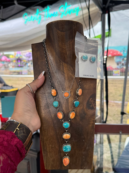The Spiny + Turquoise Lariat
