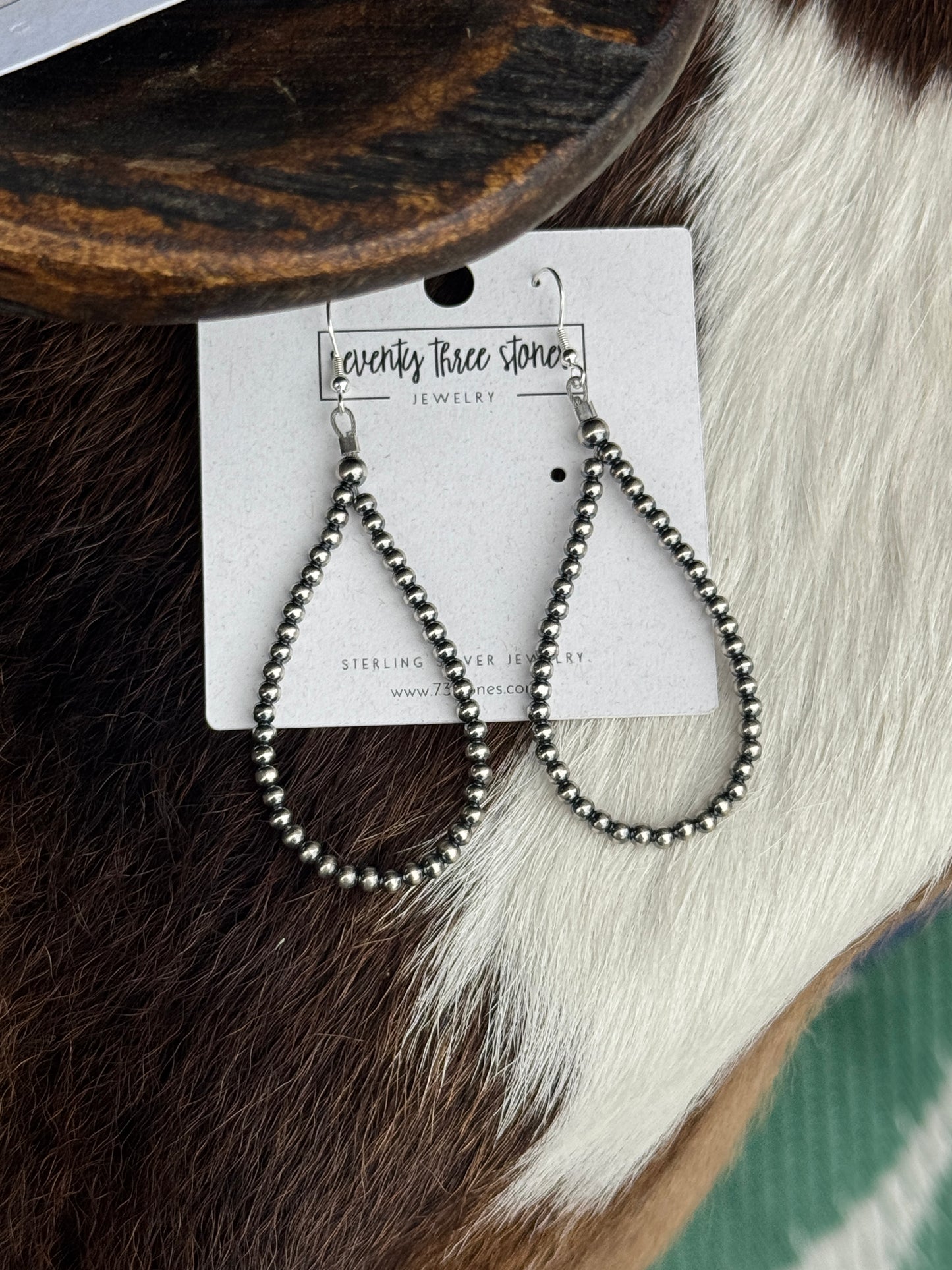 3mm 3” teardrop Earrings A